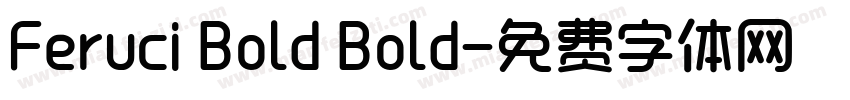 Feruci Bold Bold字体转换